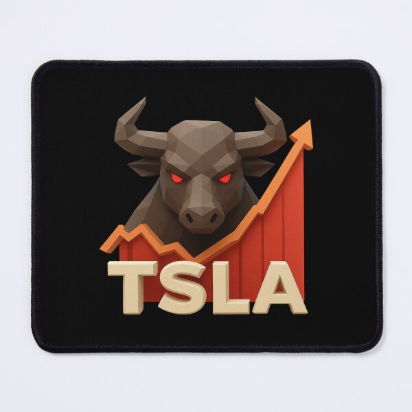 Item preview, Tesla Stock Investor EV Market Bull Run Trading Design designed and sold by TEEJAMBOREE.