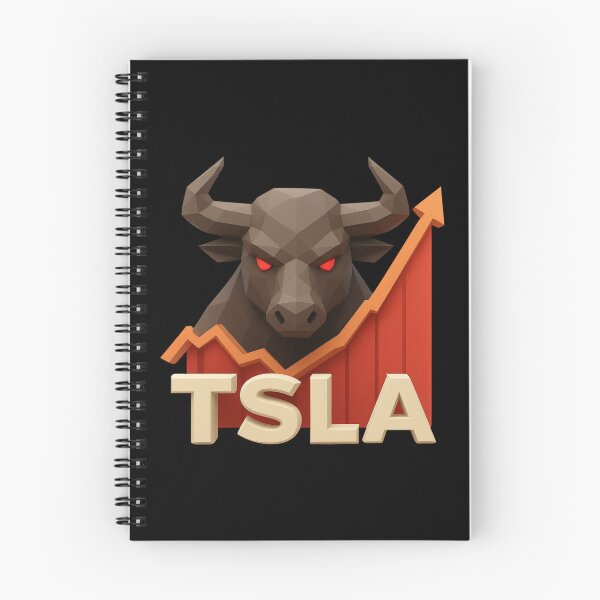 Item preview, Tesla Stock Investor EV Market Bull Run Trading Design designed and sold by TEEJAMBOREE.