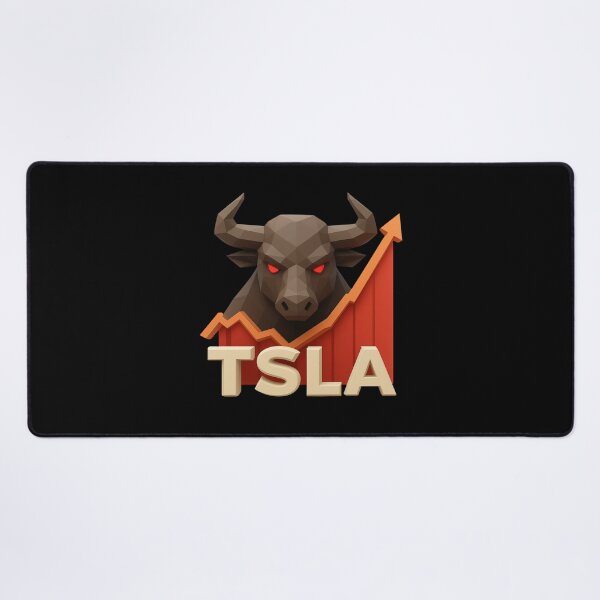 Item preview, Tesla Stock Investor EV Market Bull Run Trading Design designed and sold by TEEJAMBOREE.