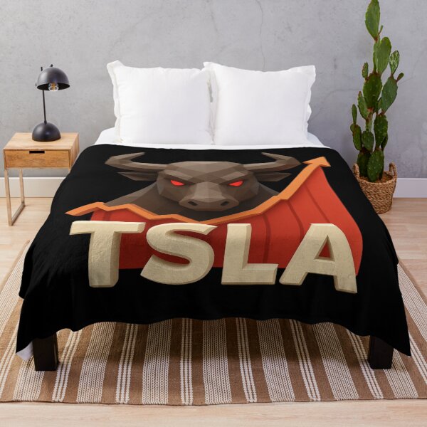 Item preview, Tesla Stock Investor EV Market Bull Run Trading Design designed and sold by TEEJAMBOREE.