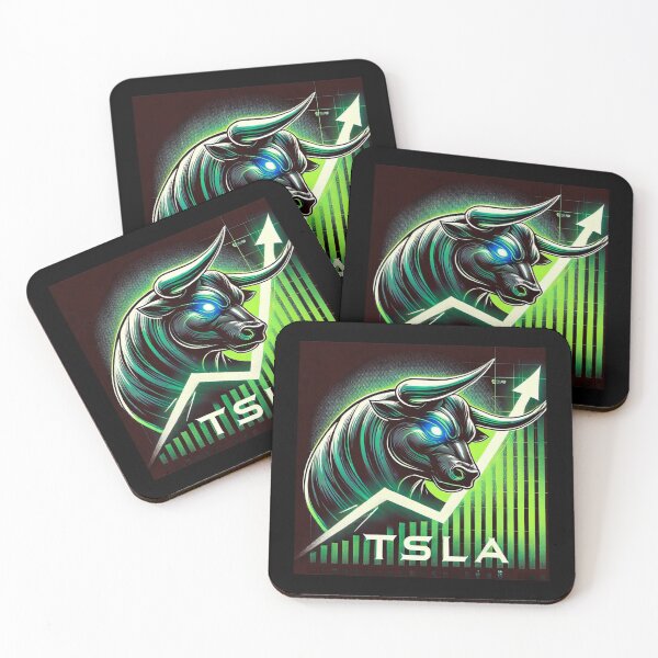 Item preview, Tesla Stock Investor EV Market Bull Run Trading Design designed and sold by TEEJAMBOREE.