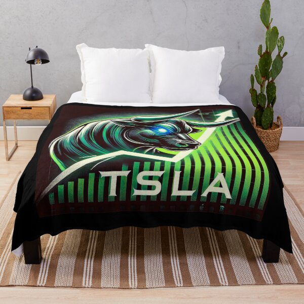 Item preview, Tesla Stock Investor EV Market Bull Run Trading Design designed and sold by TEEJAMBOREE.