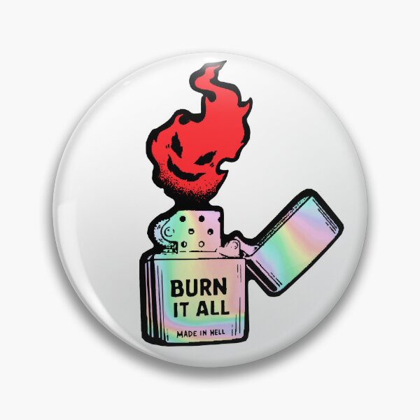 Item preview, Hell Fire Burn It All Vaporwave Colorful Aesthetic  designed and sold by ShurikenStar.