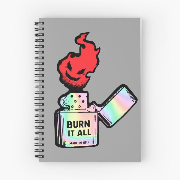 Item preview, Hell Fire Burn It All Vaporwave Colorful Aesthetic  designed and sold by ShurikenStar.