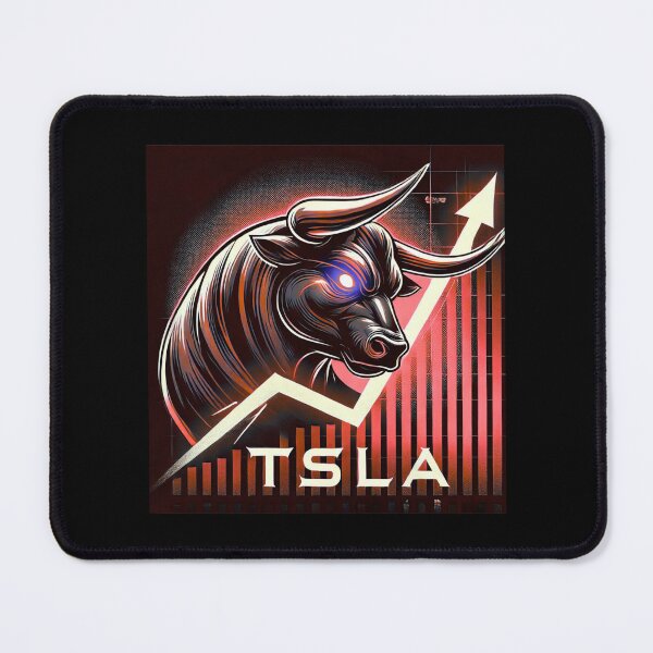 Item preview, Tesla Stock Investor EV Market Bull Run Trading Design designed and sold by TEEJAMBOREE.