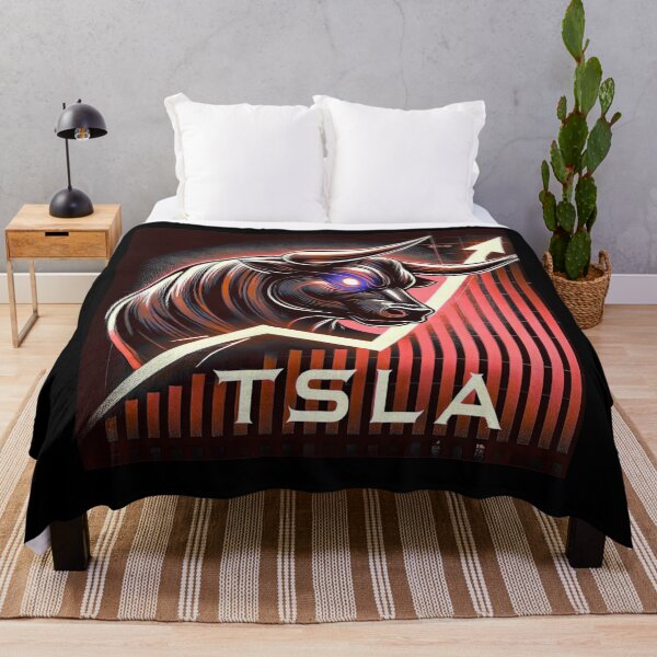 Item preview, Tesla Stock Investor EV Market Bull Run Trading Design designed and sold by TEEJAMBOREE.