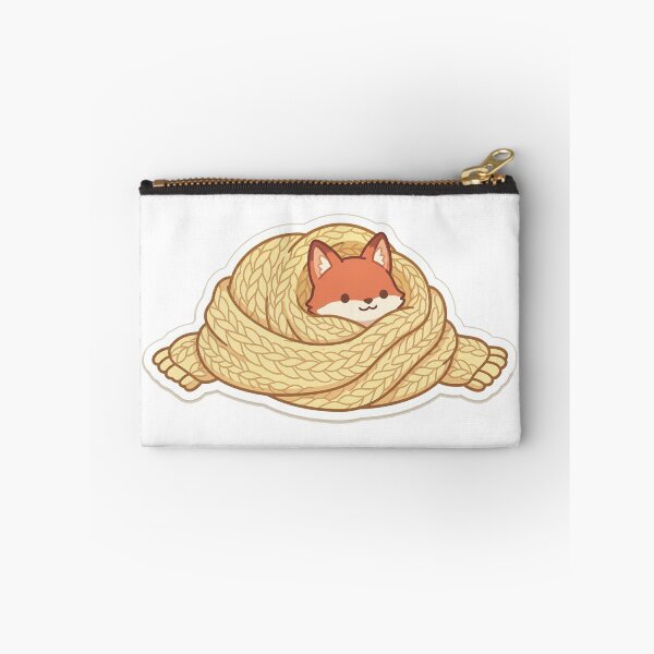 Item preview, Sweet Cozy Fox in Yellow Knit Scarf designed and sold by Mei Mellow.