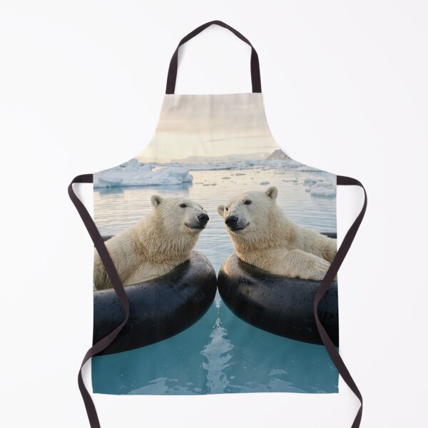 Item preview, Polar Bear Friends Float in Inner Tubes designed and sold by Tridentulus.
