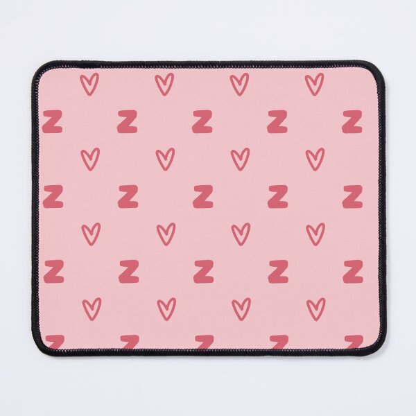 Item preview, Monogram Letter Z Heart Pattern | Initial Z Cute Hearts Pink | Cute Monogram Letter Z Hearts | Letter Z Pink Hearts Aesthetic | Pastel Pink Initial Z Pattern | Girly Pink Letter Z Heart Pattern designed and sold by VivaFy.