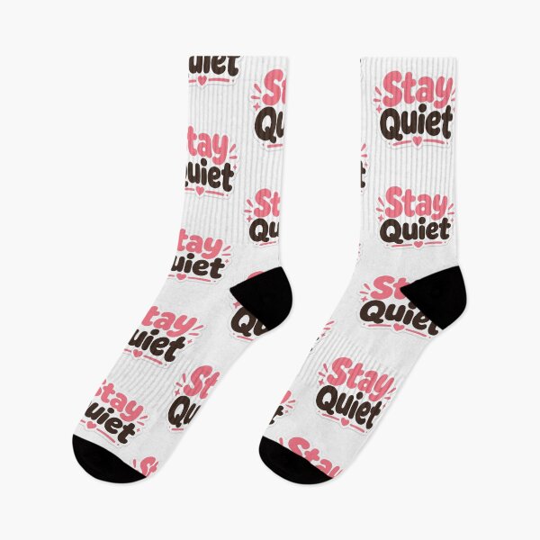 Item preview, Stay Quiet Sticker Cute Minimal designed and sold by AONLINE  .