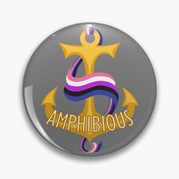 Item preview, Amphibious - Genderfluid Pride designed and sold by AceiestArtist.