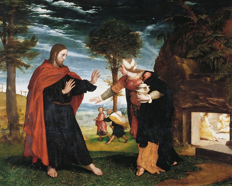 "Hans Holbein the Younger - Noli Me Tangere " by classicartcache