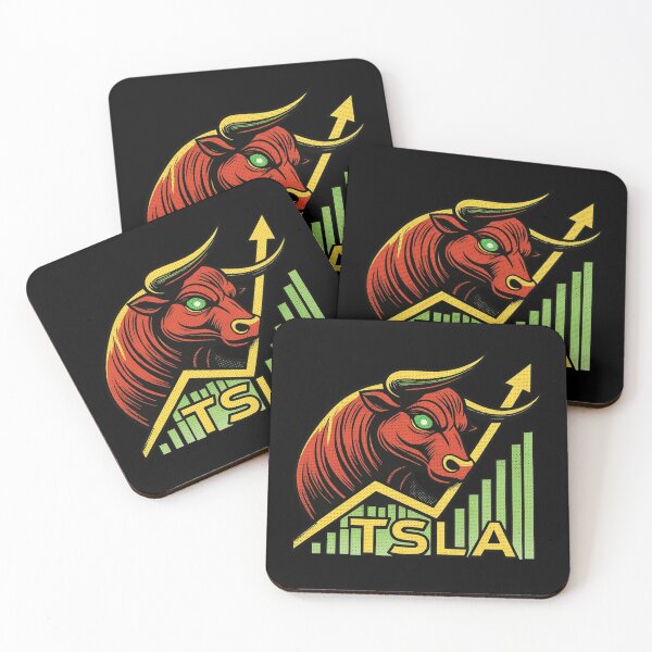 Item preview, Tesla Stock Investor EV Market Bull Run Trading Design designed and sold by TEEJAMBOREE.