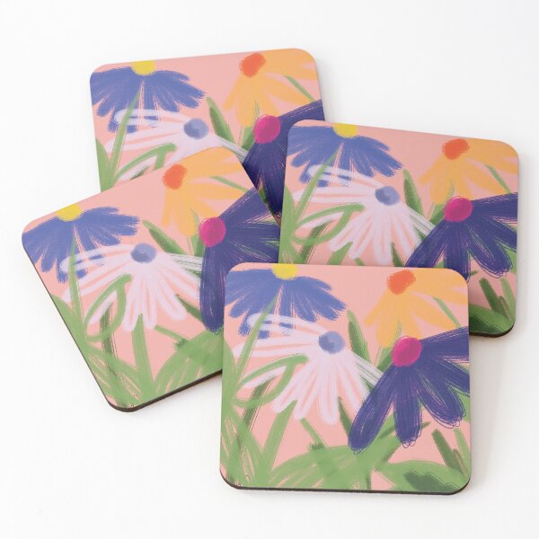 Item preview, Floral Daisies Pastel Summer Spring designed and sold by hadleybloodart.