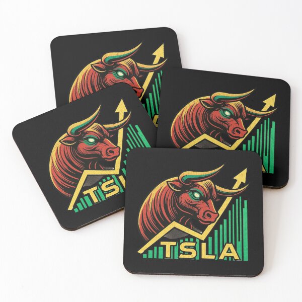 Item preview, Tesla Stock Investor EV Market Bull Run Trading Design designed and sold by TEEJAMBOREE.