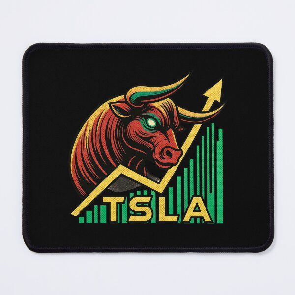 Item preview, Tesla Stock Investor EV Market Bull Run Trading Design designed and sold by TEEJAMBOREE.