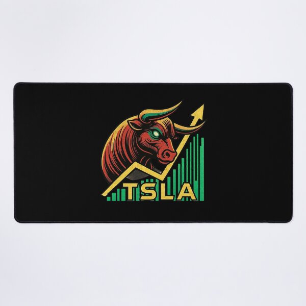 Item preview, Tesla Stock Investor EV Market Bull Run Trading Design designed and sold by TEEJAMBOREE.