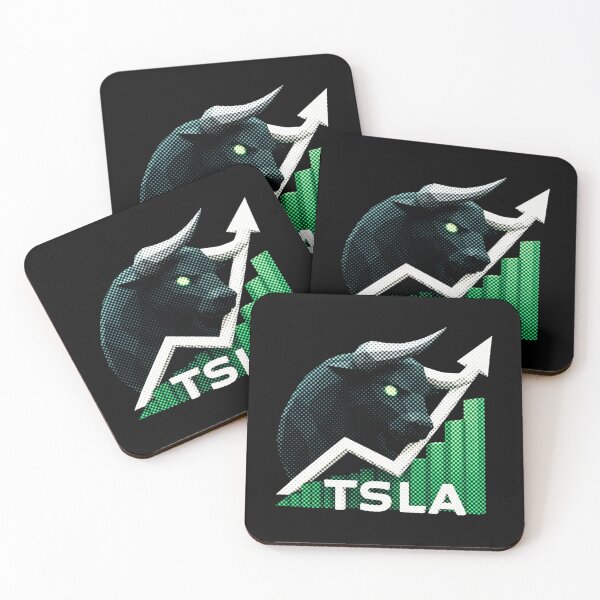 Item preview, Tesla Stock Investor EV Market Bull Run Trading Design designed and sold by TEEJAMBOREE.