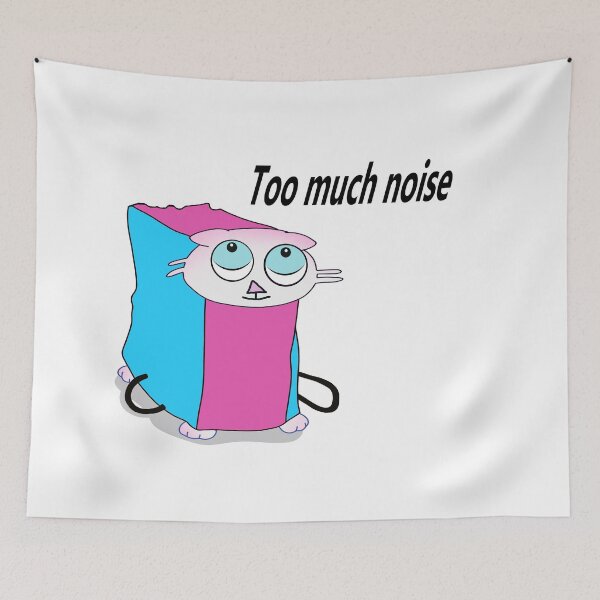 Item preview, Too Much Noise designed and sold by Mother Daughter Drawings .