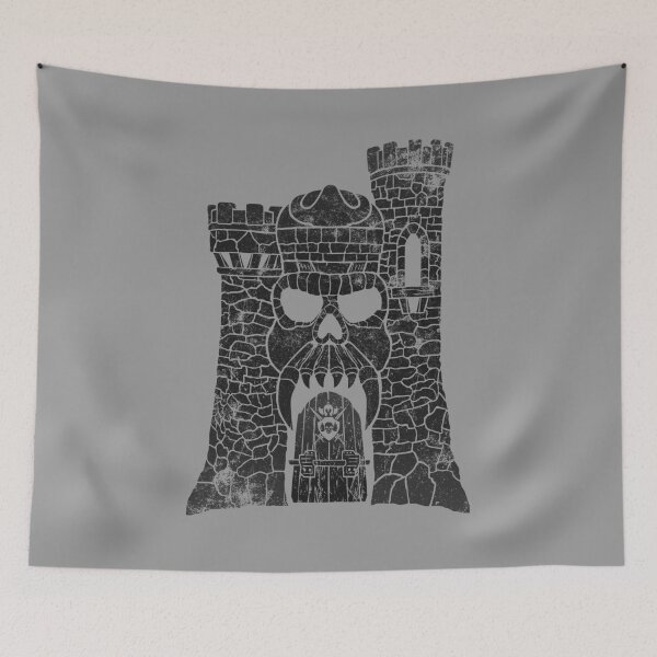 Item preview, Skull Castle (Black) designed and sold by Hanzo Design.
