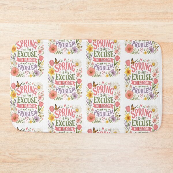 Item preview, Spring Bloom Quote | Floral Cute | Women designed and sold by InspiredCreatives.