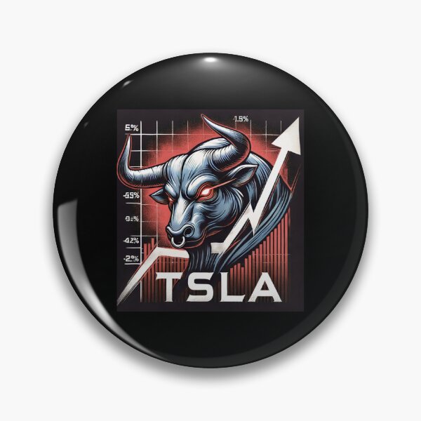 Item preview, Tesla Stock Investor EV Market Bull Run Trading Design designed and sold by TEEJAMBOREE.