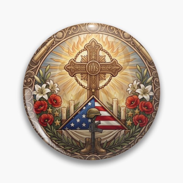 Item preview, Catholic Memorial Day – US Army Field Artillery Tribute designed and sold by Omni Craft .