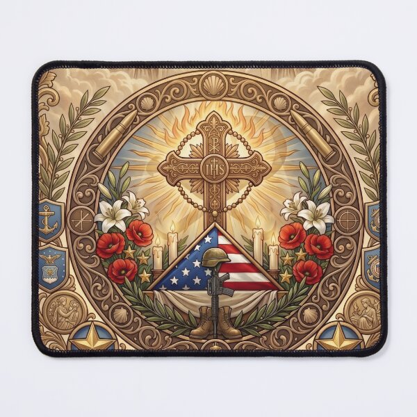 Item preview, Catholic Memorial Day – US Army Field Artillery Tribute designed and sold by Omni Craft .