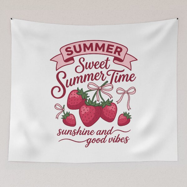 Item preview, Cute Strawberry Sweet Summer Time Girls designed and sold by KroghDs.