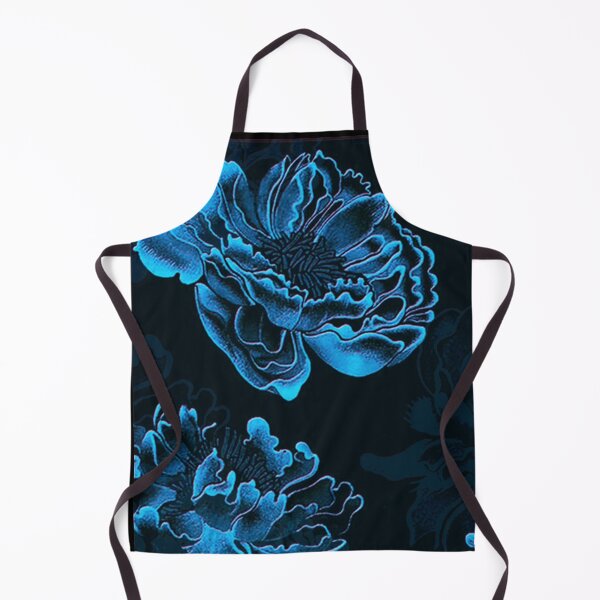 Item preview, Victorian Gothic | Dark Blue Peony Art | Japanese Botanical Aesthetic designed and sold by BatNature.