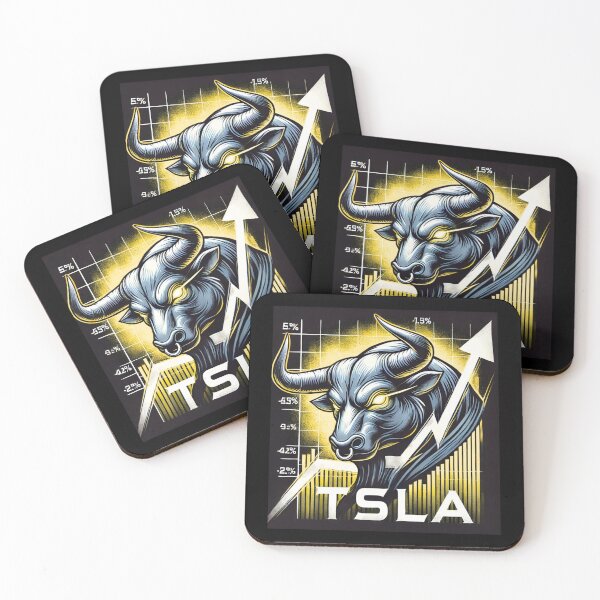 Item preview, Tesla Stock Investor EV Market Bull Run Trading Design designed and sold by TEEJAMBOREE.