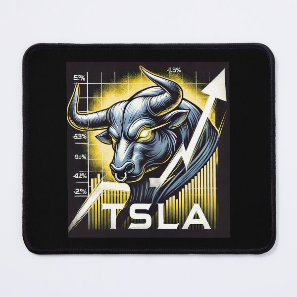 Item preview, Tesla Stock Investor EV Market Bull Run Trading Design designed and sold by TEEJAMBOREE.