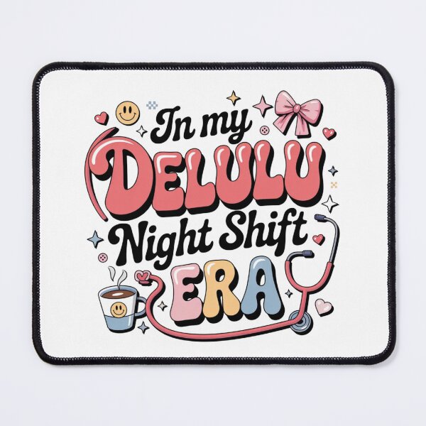 Item preview, In My Delulu Night Shift Era, Cute Nurse Aesthetic RN Gift Classic T-Shirt designed and sold by podlook.