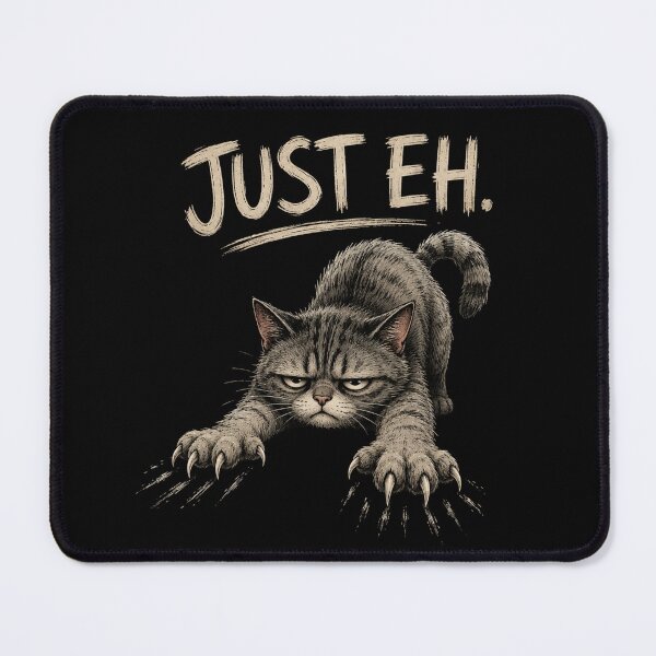 Item preview, Just Eh – Grumpy Cat Funny Introvert Design designed and sold by Silaris Designs.