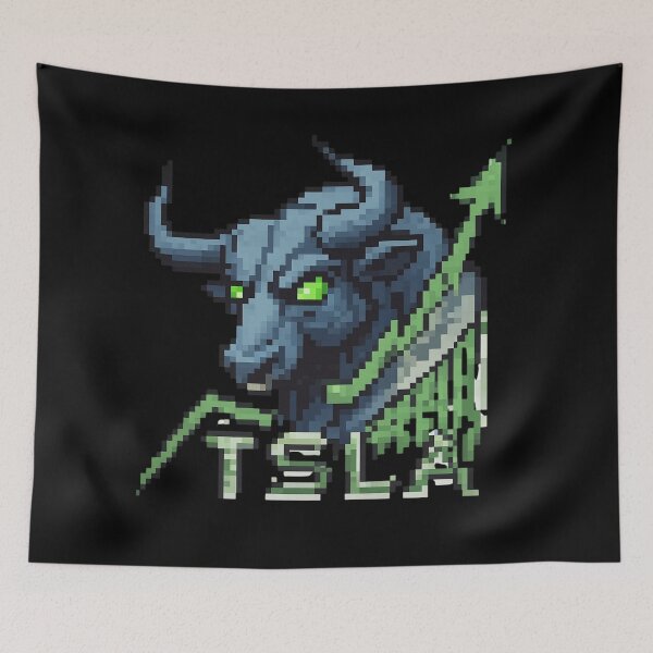 Item preview, Tesla Stock Investor EV Market Bull Run Trading Design designed and sold by TEEJAMBOREE.