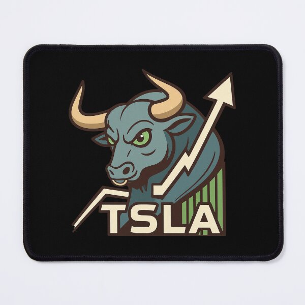 Item preview, Tesla Stock Investor EV Market Bull Run Trading Design designed and sold by TEEJAMBOREE.