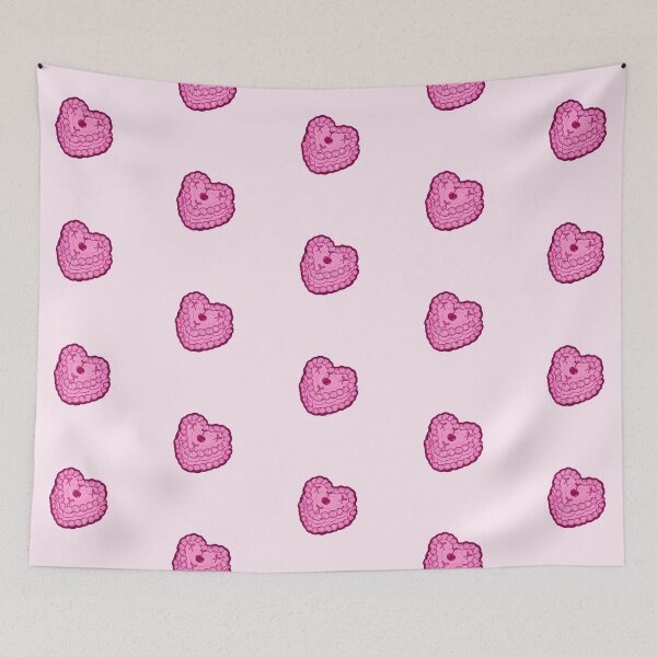 Item preview, Pink Heart Cake designed and sold by she who creates.