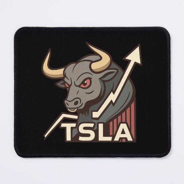 Item preview, Tesla Stock Investor EV Market Bull Run Trading Design designed and sold by TEEJAMBOREE.