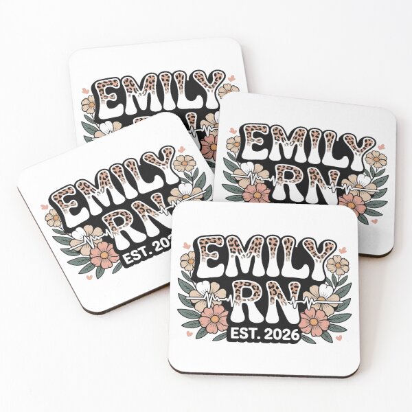 Item preview, Custom RN Graduate 2026 Nurse Gift | Emily RN Est 2026 Classic T-Shirt  designed and sold by podlook.