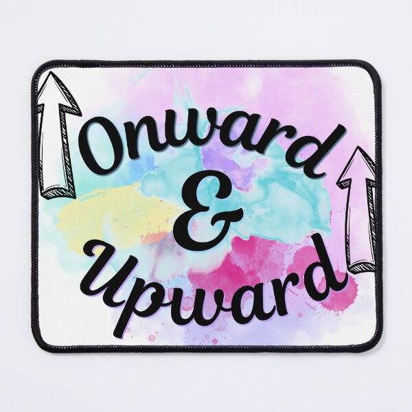 Item preview, Onward & Upward — Inspirational Watercolor Script Art | Motivational Quote Design designed and sold by DonnaRaine.
