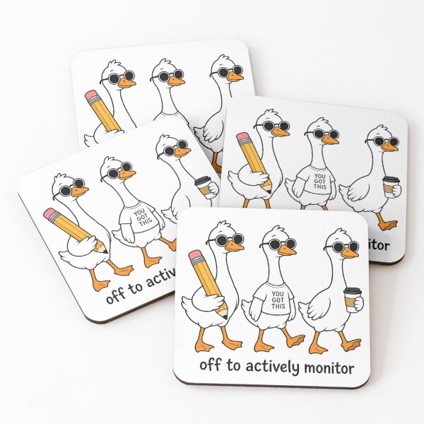 Item preview, Funny Teacher Testing Goose - Off To Actively Monitor designed and sold by CutOutIdols.