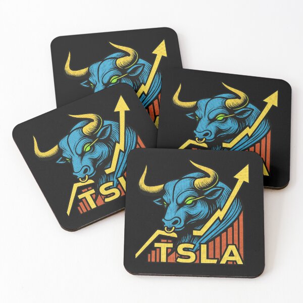 Item preview, Tesla Stock Investor EV Market Bull Run Trading Design designed and sold by TEEJAMBOREE.