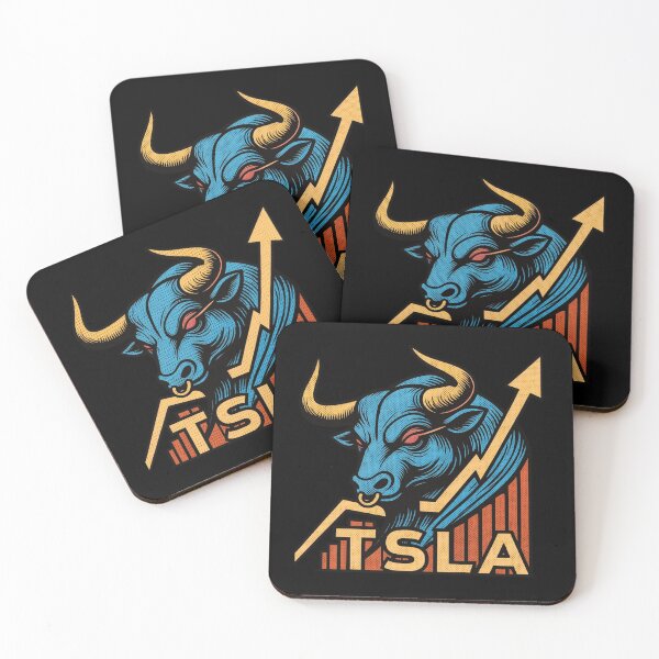 Item preview, Tesla Stock Investor EV Market Bull Run Trading Design designed and sold by TEEJAMBOREE.