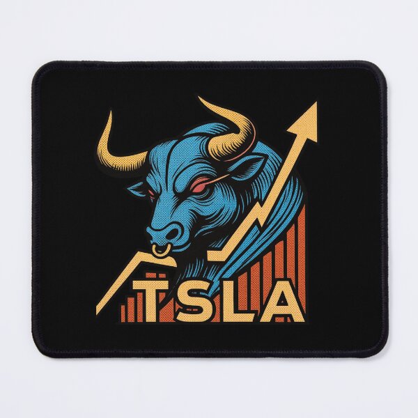 Item preview, Tesla Stock Investor EV Market Bull Run Trading Design designed and sold by TEEJAMBOREE.