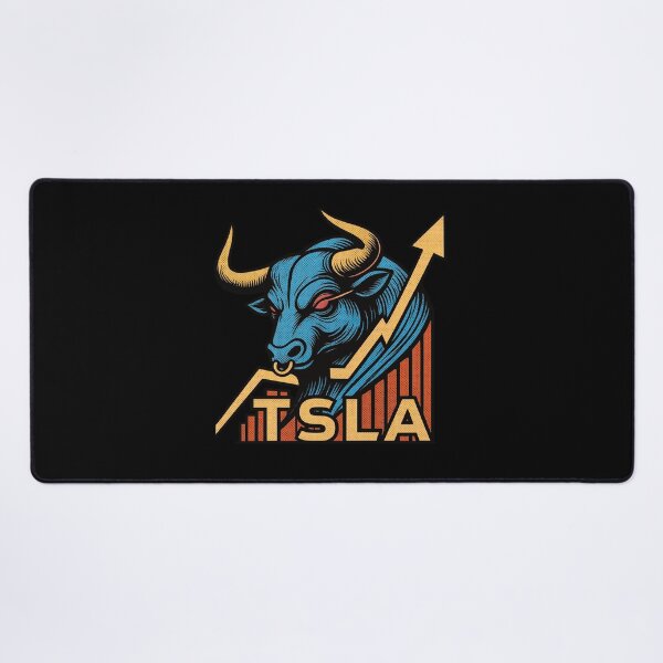 Item preview, Tesla Stock Investor EV Market Bull Run Trading Design designed and sold by TEEJAMBOREE.