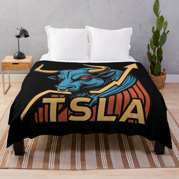 Item preview, Tesla Stock Investor EV Market Bull Run Trading Design designed and sold by TEEJAMBOREE.
