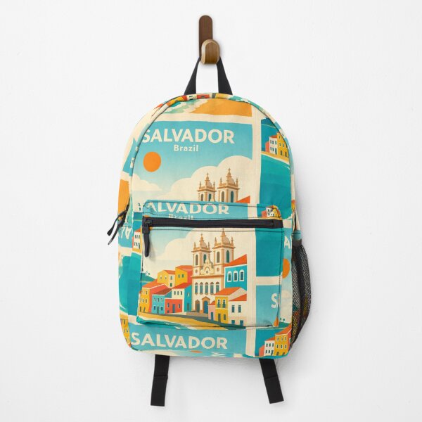 Item preview, Salvador Brazil Minimalist Travel Poster designed and sold by ElartedeNoel.