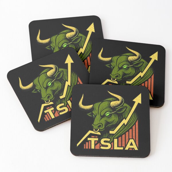 Item preview, Tesla Stock Investor EV Market Bull Run Trading Design designed and sold by TEEJAMBOREE.