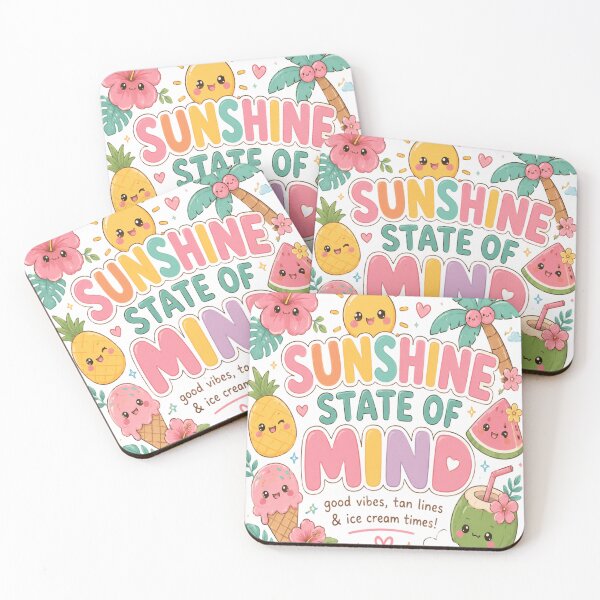 Item preview, Sunshine State of Mind | Kawaii Cute | Women designed and sold by InspiredCreatives.