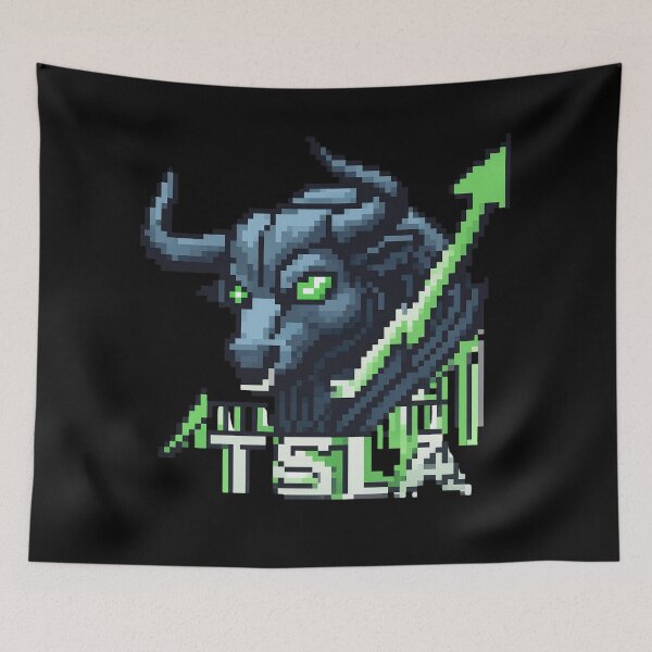 Item preview, Tesla Stock Investor EV Market Bull Run Trading Design designed and sold by TEEJAMBOREE.